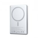 BWOO P76 mágneses powerbank 10000mAh, 20W, ezüst