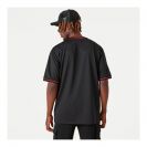 New Era Férfi Póló MAJICA NBA MESH TEAM LOGO OVRSZD TEE CHIBUL BLK 13083910