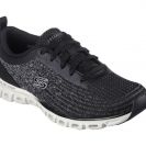 Skechers Női Utcai Cipő GLIDE-STEP - HEAD ST 104325-BKW