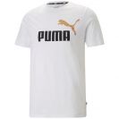 Puma Férfi Póló ESS+ 2 Col Logo Tee PUMA White-Toasted 586759-53