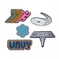 Crocs Jibbitz Wavy Lace Backer 5 Pack 10009533