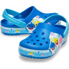 Crocs Gyerek Papucs CrocsFLBaby Shark Band Clog T 207066-4JL