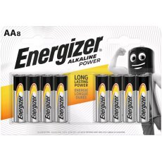 Energizer Alkaline Power AA Tartós Alkáli CERUZA Elem LR6 8 DB/CSOM