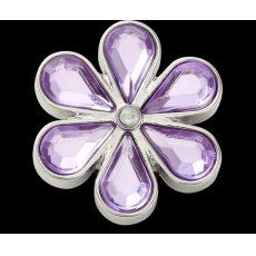 Crocs Jibbitz Purple Blinged Out Daisy 10012296