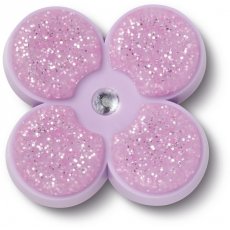 Crocs Jibbitz Tiny Purple Glitter Flower 10014801