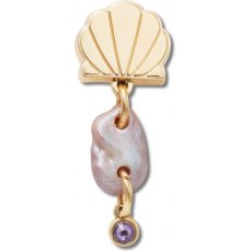 Crocs Jibbitz Gold Seashell Dangle 10015360