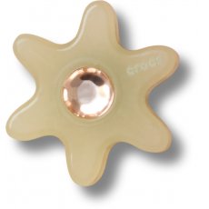 Crocs Jibbitz Tan Flower with Gem 10014699