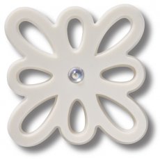 Crocs Jibbitz Cutout White Flower 10015196