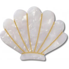 Crocs Jibbitz White and Gold Seashell 10015367