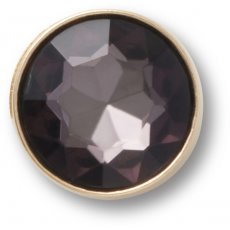 Crocs Jibbitz Gold and Black Circle Gem 10015686