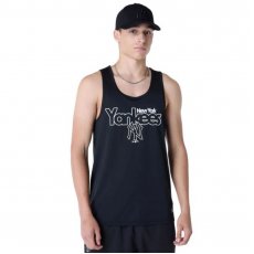 New Era Férfi Atléta MLB ESSENTIALS TANK NEYYAN BLK 60596198