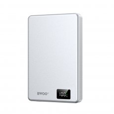 BWOO P76 mágneses powerbank 10000mAh, 20W, ezüst