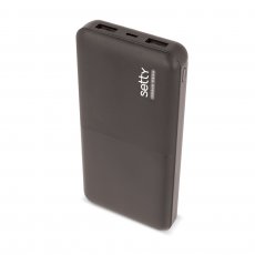 Setty SPB10 10000mAh hordozható powerbank, fekete