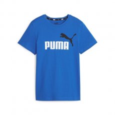 Puma Férfi Póló ESS Logo Tee (s) Racing Blue 586667-47