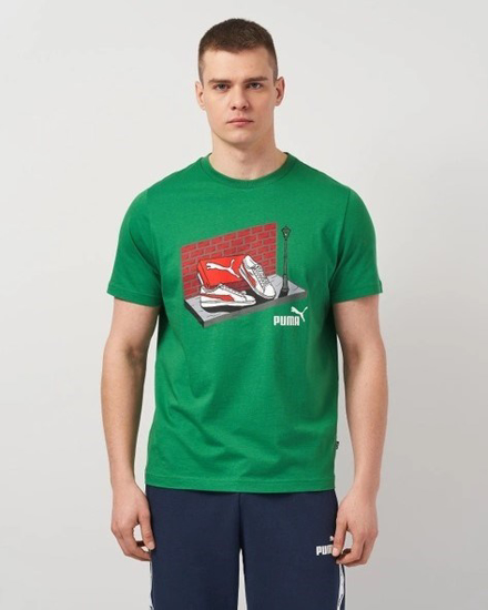 Puma Férfi Póló GRAPHICS Sneaker Box Tee 680175-86 - M