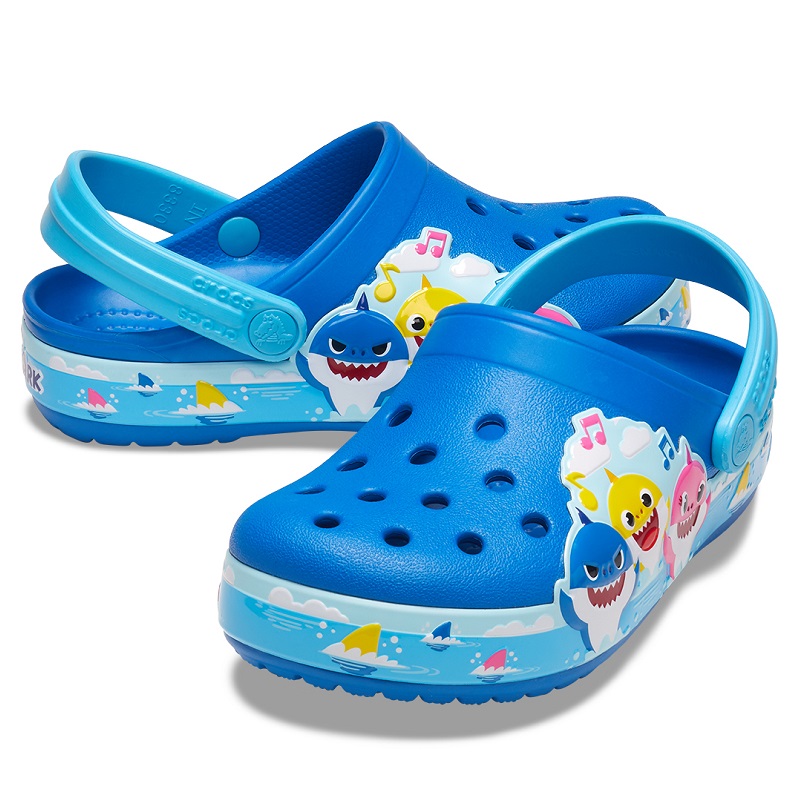 Crocs Gyerek Papucs 21 Crocs FunLab Baby Shark Band Clog K 206704-4JL - 28-29