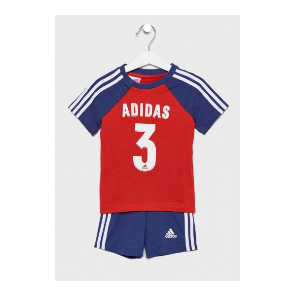 Adidas Bébi Póló-Short Szett SPORT SUMMER SET FM6398 - 104