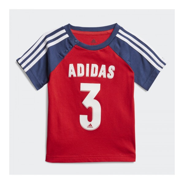 Adidas Bébi Póló-Short Szett SPORT SUMMER SET FM6398 - 104