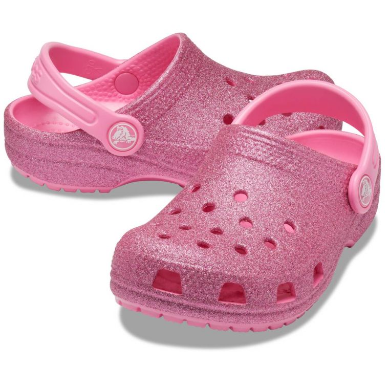 Crocs Gyerek Papucs Classic Glitter Clog K 206993-669 - 30-31