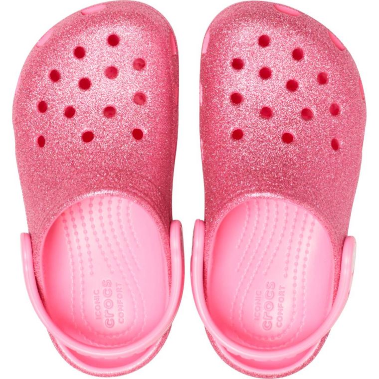 Crocs Gyerek Papucs Classic Glitter Clog K 206993-669 - 30-31