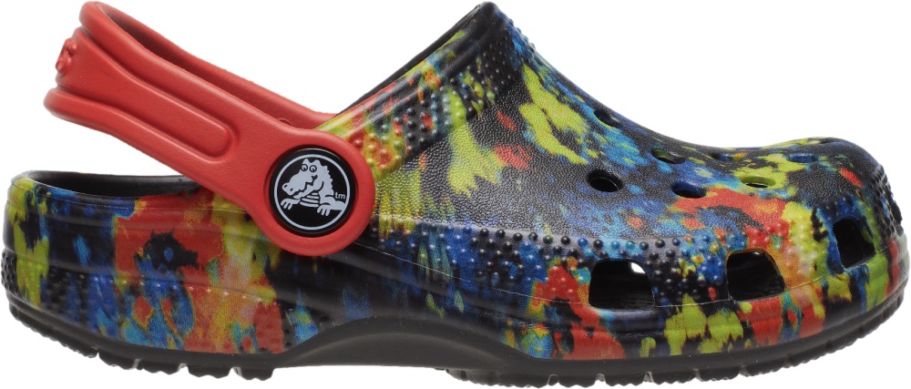 Crocs Gyerek Papucs Classic TieDye Graphic Clog T 206994-4SW - 27-28