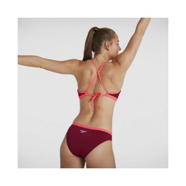 Speedo Női Fürdőruha 2 Piece Tie-Back Top & Waistband Brief  (UK) 8-12844F870  - 42