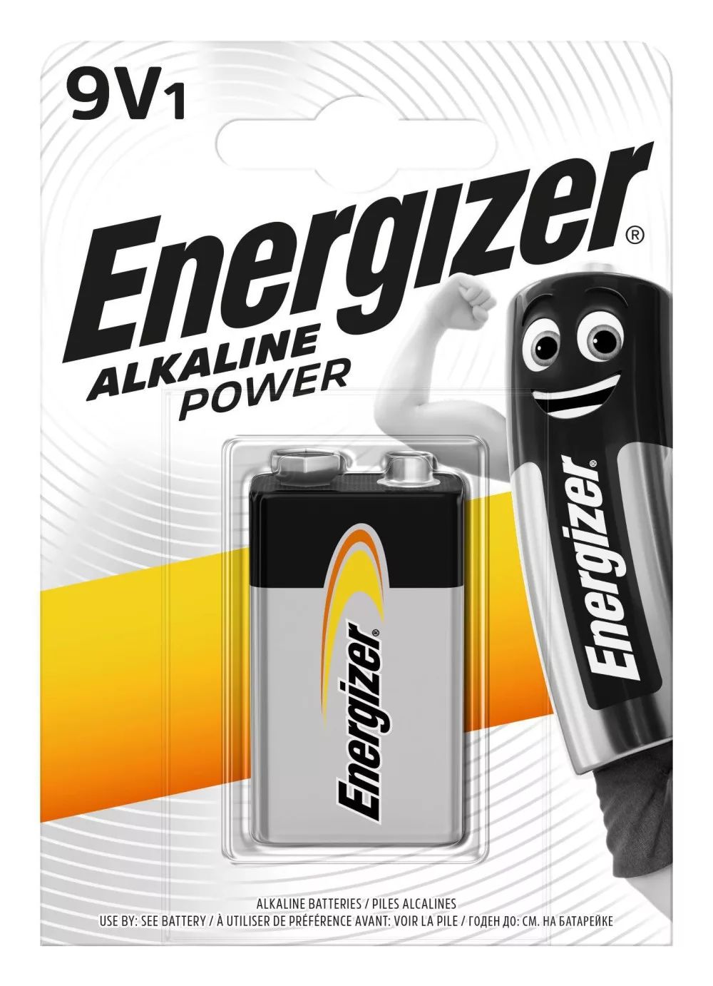 Energizer Alkaline Power Tartós Alkáli 9 Voltos Elem LR6