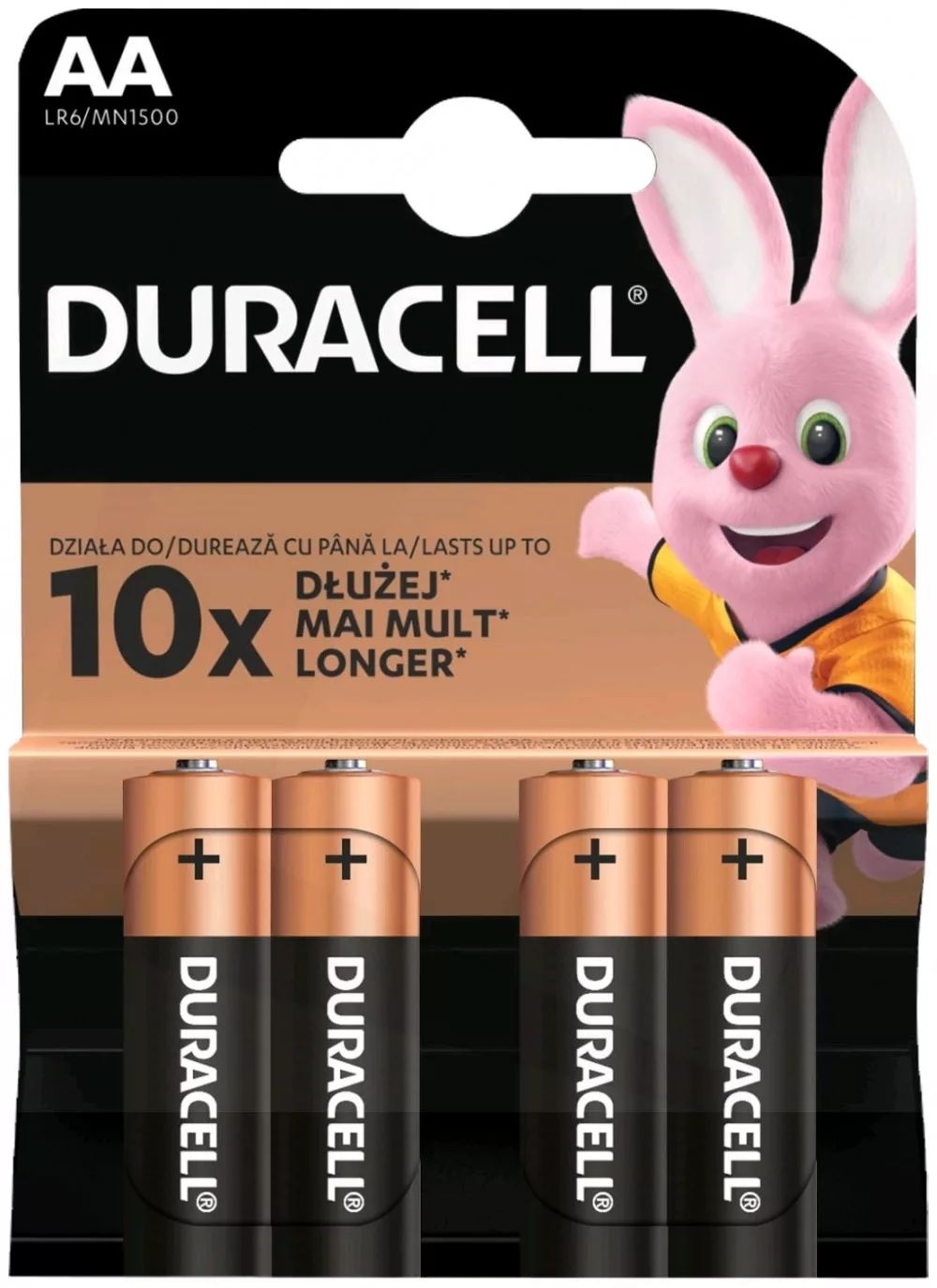 Duracell Basic AA MN1500 LR6 Ceruza Alkáli Elem 4db/Csom