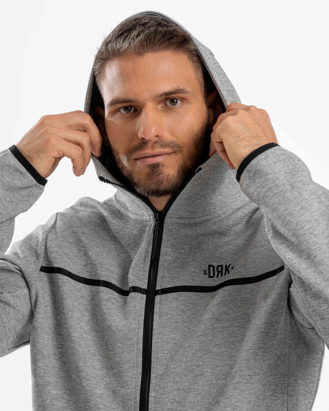 Dorko Férfi Cipzáras Pulóver ASHTON ZIPPED SWEATER MEN DT24115M___0030 - L