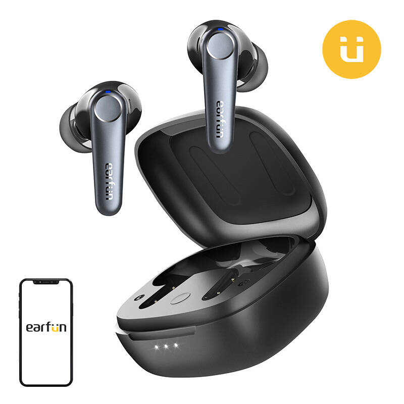 EarFun Air Pro 3  TWS Bluetooth Fülhallgató ANC Fekete