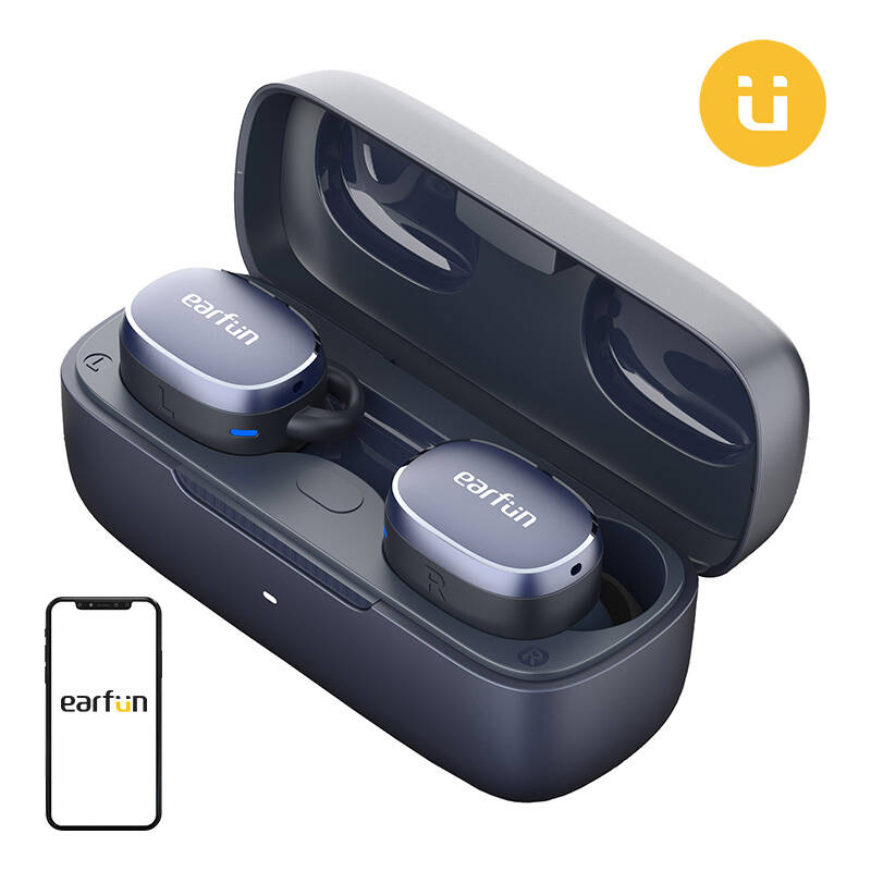 EarFun Free Pro 3 TWS Bluetooth Fülhallgató ANC Kék