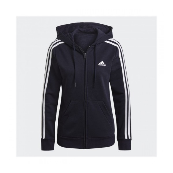 Adidas Női Cipzáras Pulóver W 3S FT FZ HD GL0804 - XS