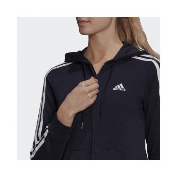 Adidas Női Cipzáras Pulóver W 3S FT FZ HD GL0804 - S