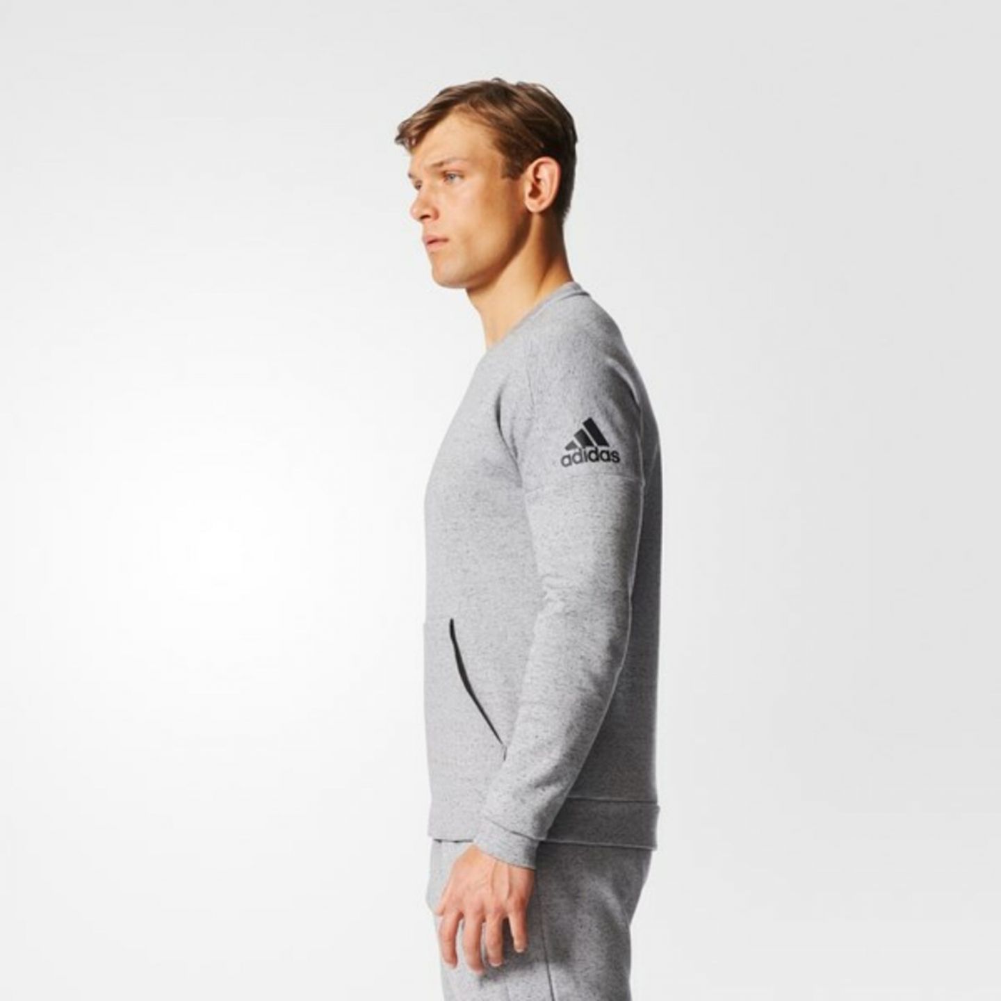 Adidas Férfi Pulóver ID STADIUM CREW CF2404 - XXL