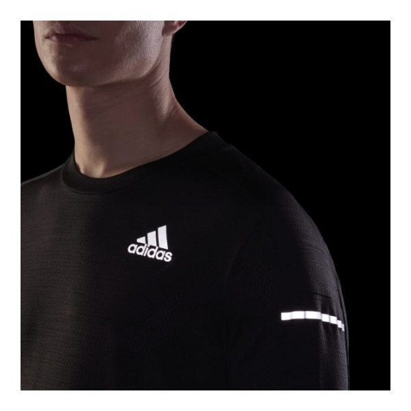 Adidas Férfi Hosszú Ujjú Futópóló COOLER LONGSLEE GK3769 - S