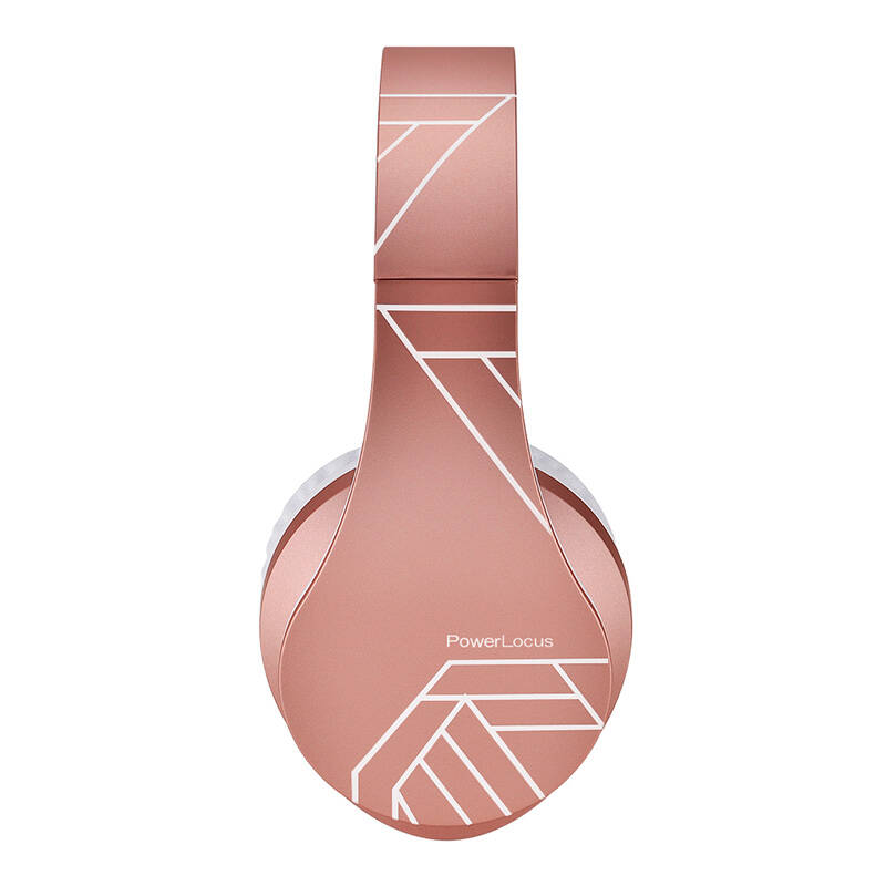 PowerLocus P2 Bluetooth Fejhallgató Rose Gold-Fehér 