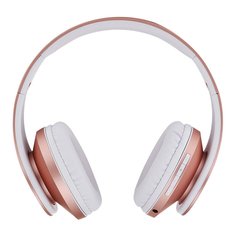 PowerLocus P2 Bluetooth Fejhallgató Rose Gold-Fehér 