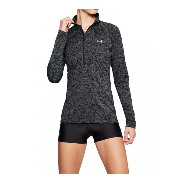 Under Armour Női Hosszú Ujjú Edzőpóló Tech 1/2 Zip - Twist 1320128-001 - M