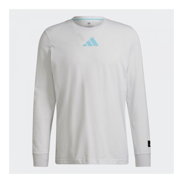 Adidas Férfi Hosszú Ujjú Póló FUTURE BLK L/S GU3636 - S