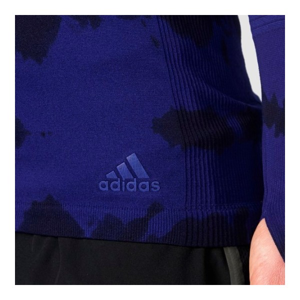 Adidas Női Hosszú Ujjú Futópóló PKNIT LS EF W BQ9392 - M