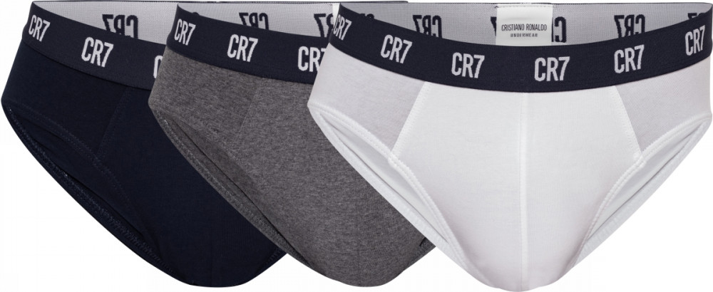 Cr7 Férfi Alsónadrág (fecske) CR7 Basic Brief Organic,3-pack 8100-6625-2112 - L