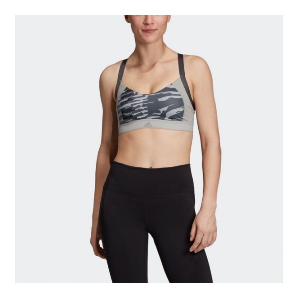 Adidas Edző Sportmelltartó AM AI Q3 BRA        MGSOGR/PRINT DX7543 - 2XS