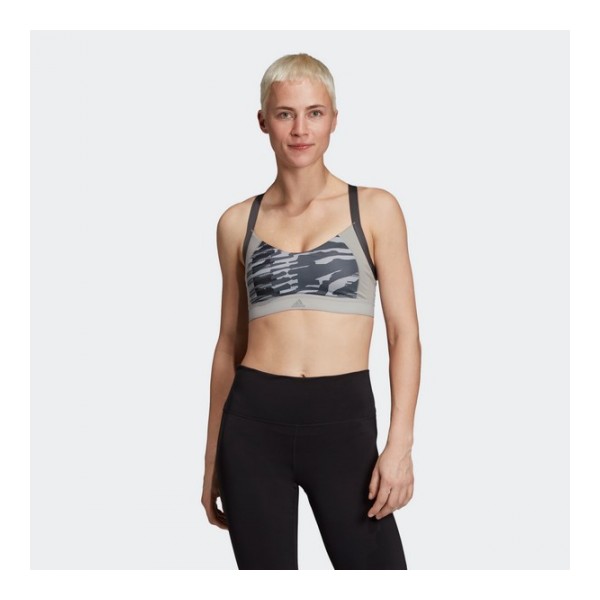 Adidas Edző Sportmelltartó AM AI Q3 BRA        MGSOGR/PRINT DX7543 - 2XS