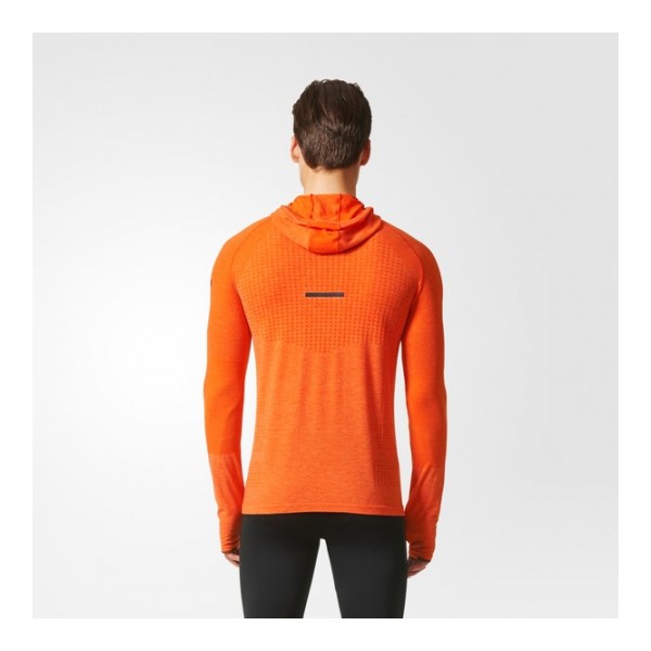 Adidas Férfi Hosszú Ujjú Futópóló CLMHT LS HOOD M BQ4766 - M