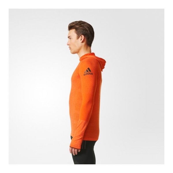 Adidas Férfi Hosszú Ujjú Futópóló CLMHT LS HOOD M BQ4766 - M