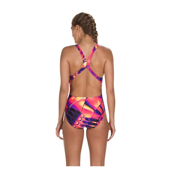 Speedo Női Úszódressz Fractal Glaze Placement Digital Powerback(UK) 8-06187D484 - 38