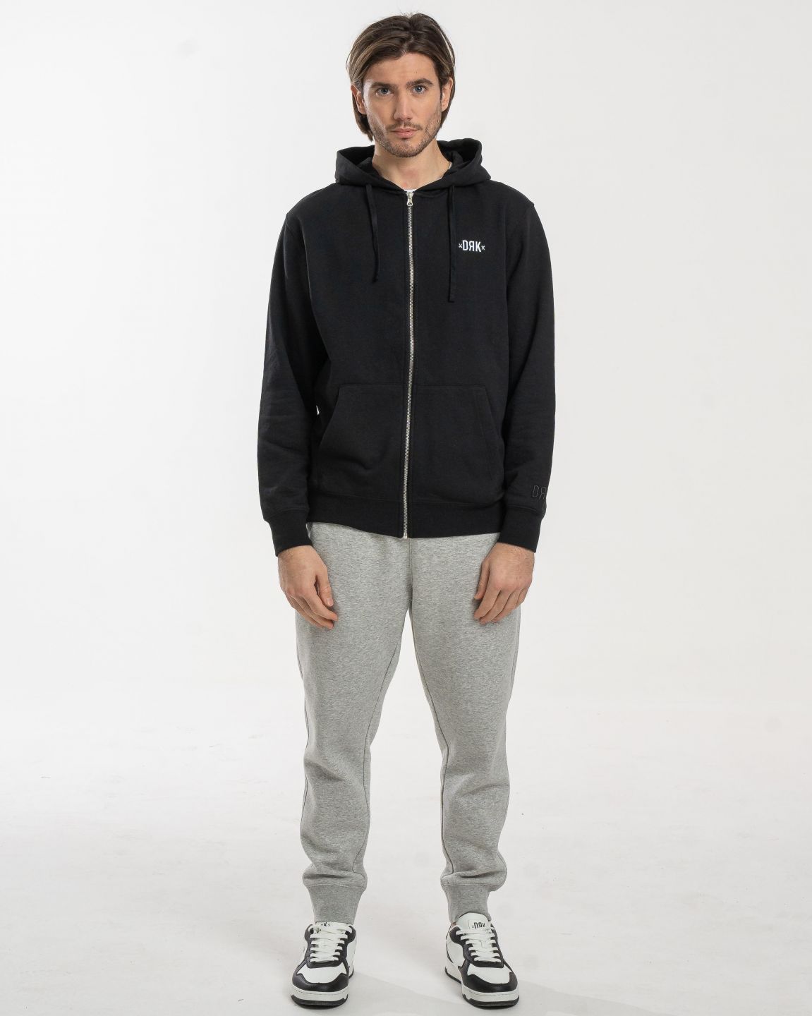 Dorko Férfi Cipzáras Pulóver MAXIM ZIPPED SWEATER MEN DT25S10M___0001 - L