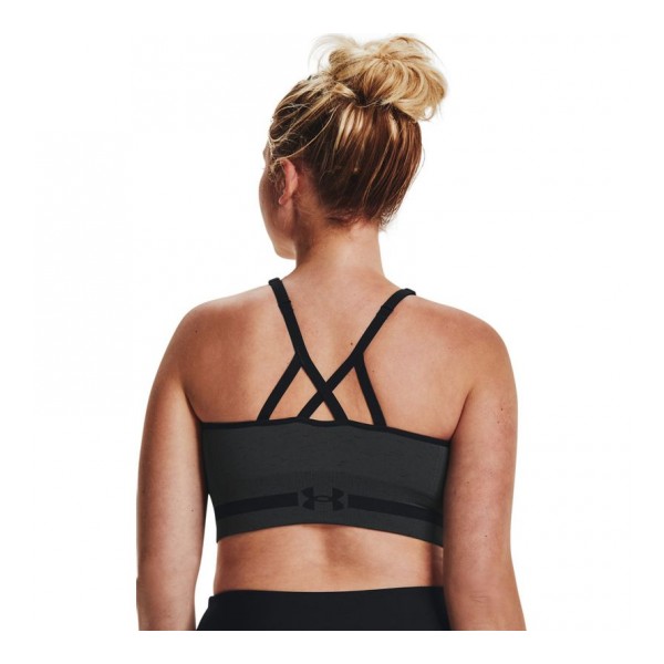 Under Armour Edző Sportmelltartó UA Seamless Low Long Htr Bra 1357232-012 - M