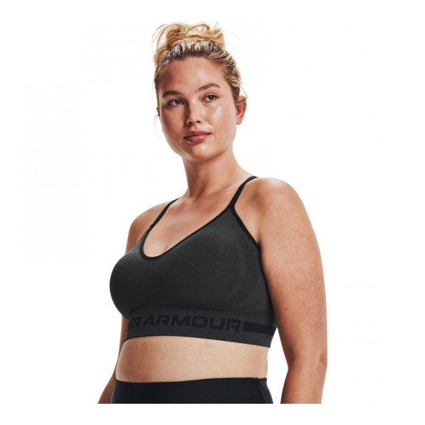 Under Armour Edző Sportmelltartó UA Seamless Low Long Htr Bra 1357232-012 - XL