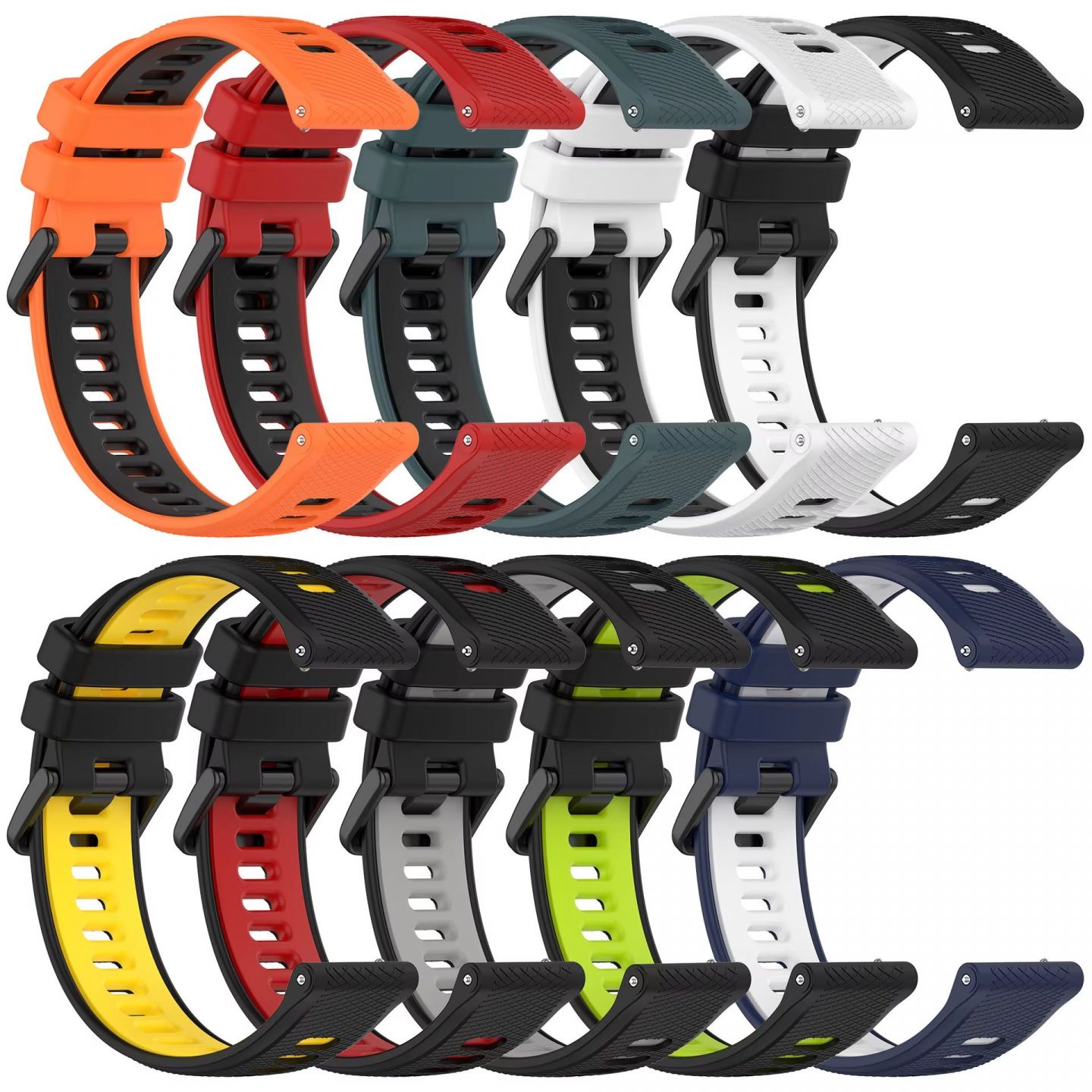 Duplasport 20mm-es Szilikon Okosóra Pótszíj